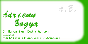 adrienn bogya business card